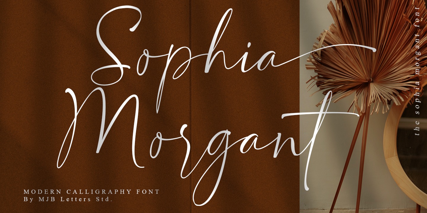 Шрифт Sophia Morgant